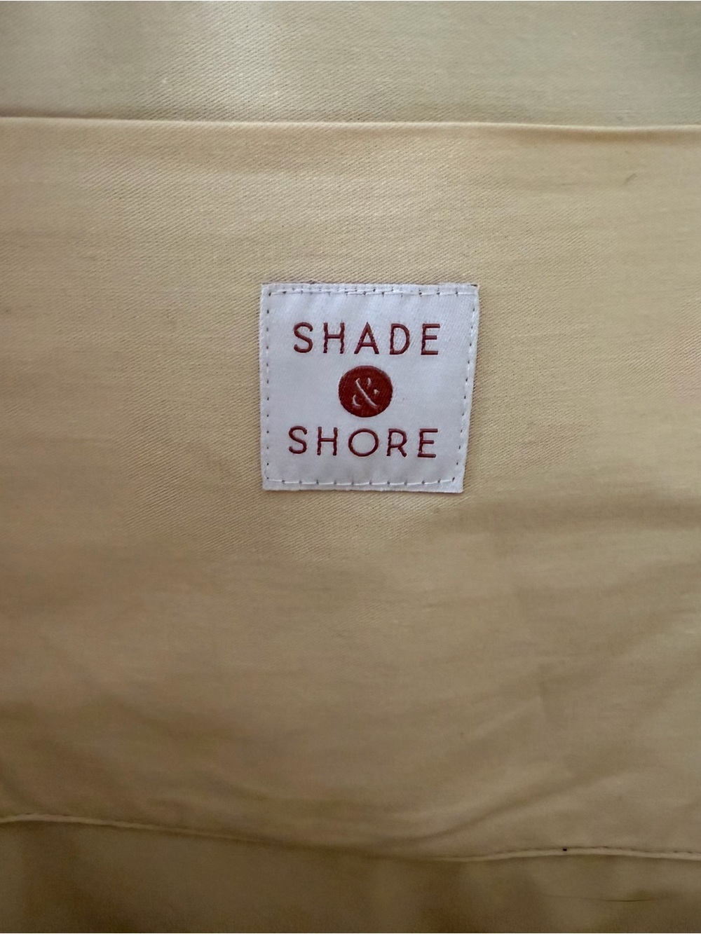Shade & Shore Cream Woven Fringe Large Tote Bag - Picture 3 of 4